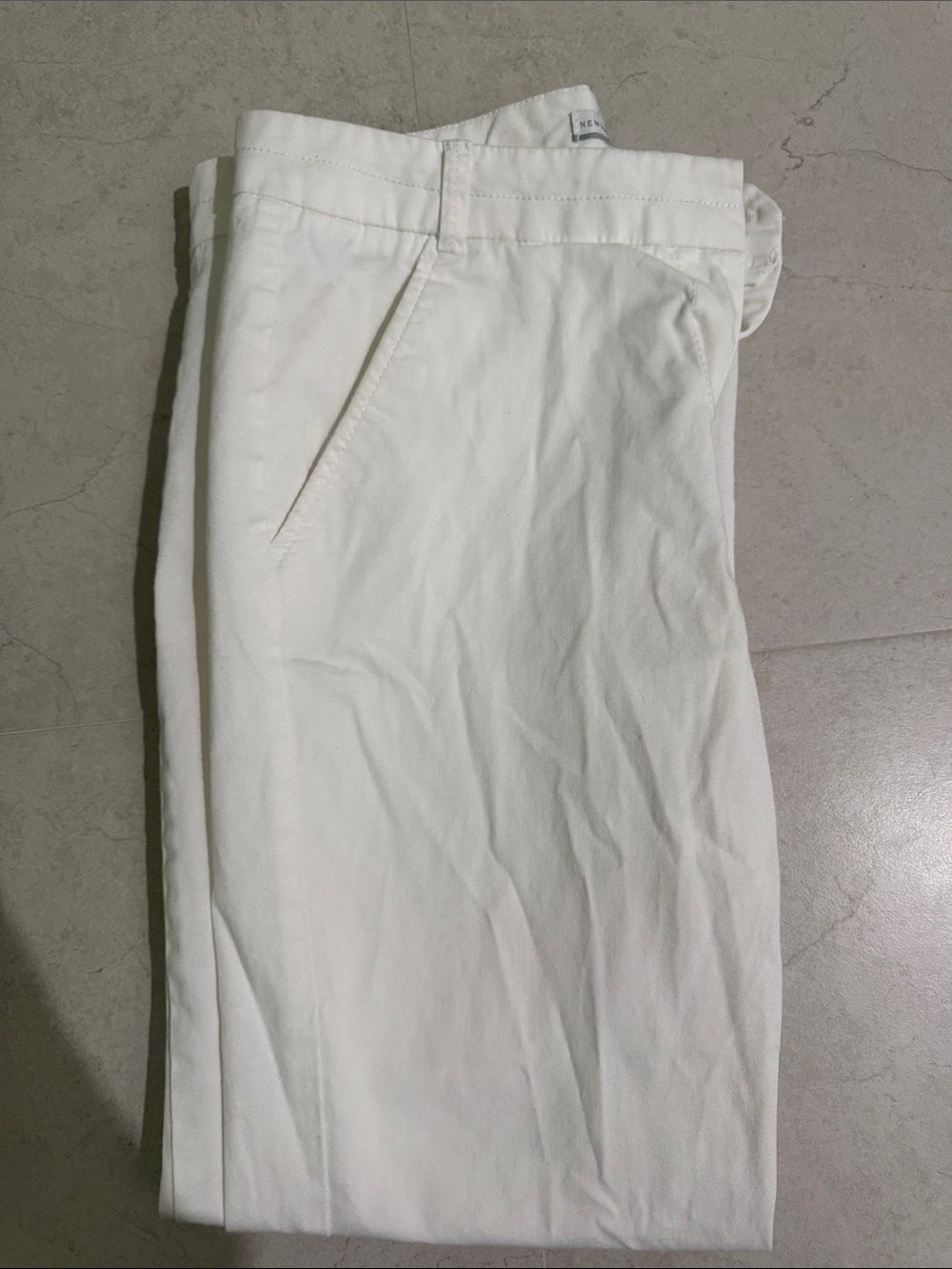 New York & Company White Capris